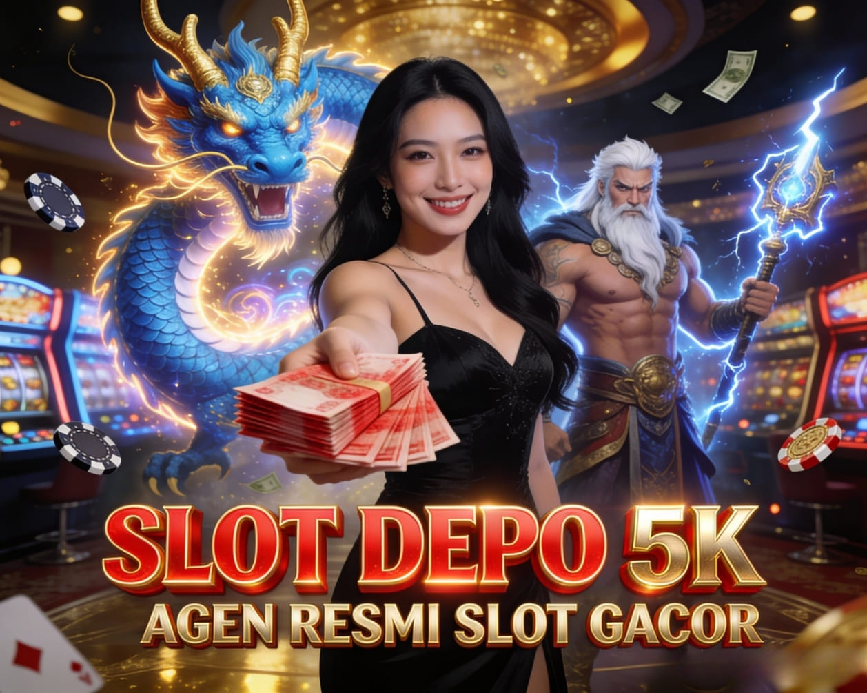 LINK SLOT 5K 🤑 Slot Deposit 5K, Dana 5ribu, Depo 5rb Modal Kecil 5000 Qris Super Terjangkau image 1
