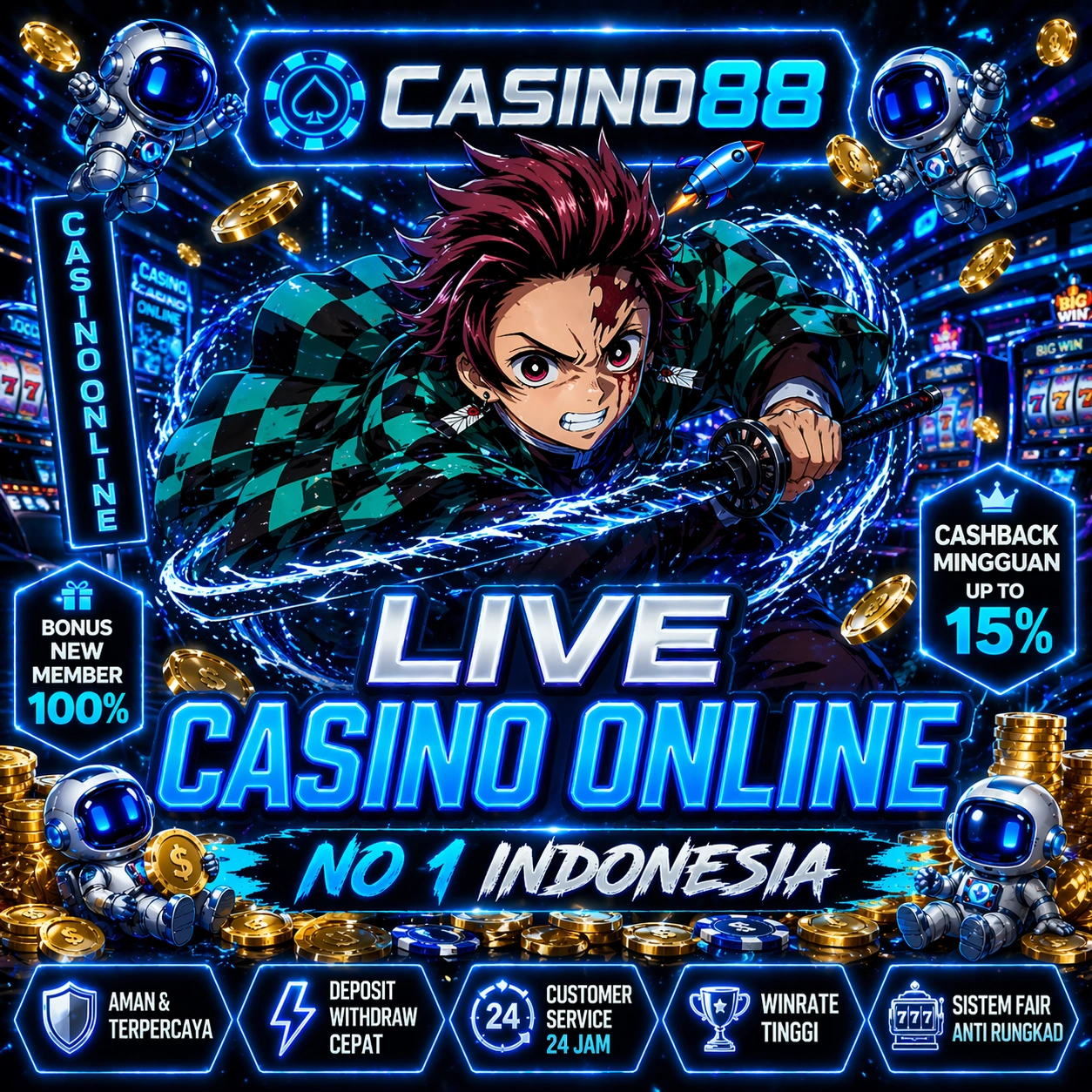 CASINO88 ≡ Link Agen Judi Live Casino Online 88 Terpercaya Se-Indonesia