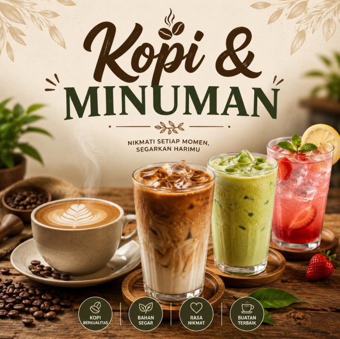 Promo kopi GoFood dan promo minuman GoFood untuk teman aktivitas