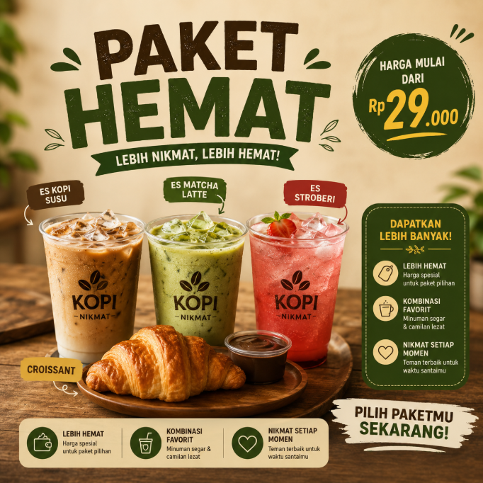 Promo paket hemat GoFood untuk paket makan keluarga dan menu bundling