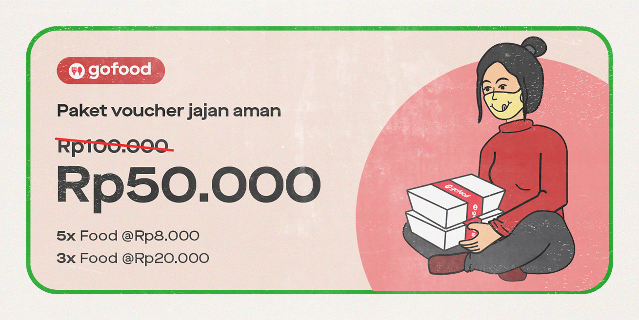Voucher paket hemat GoFood untuk bundling menu dan pesanan keluarga
