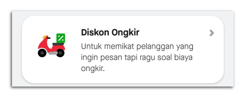Bantuan diskon ongkir GoFood dan biaya pengantaran makanan