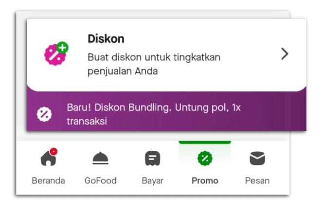 Bantuan memahami diskon ongkir GoFood dan perubahan biaya pengantaran