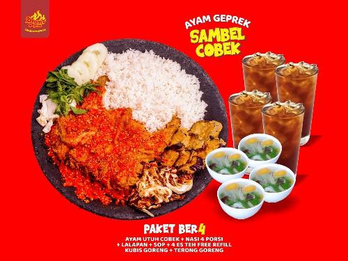 Ayam geprek sebagai menu hemat GoFood untuk makan siang dan makan malam